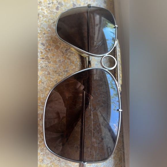 Polo Snakeskin Aviator Sunglasses - Picture 7 of 7